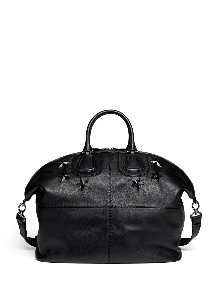 Givenchy Nightingale Star Embossed Leather Bag in Black for Men | Lyst