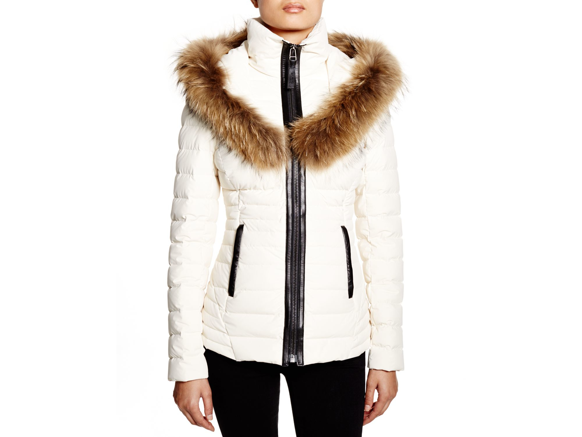 white mackage coat