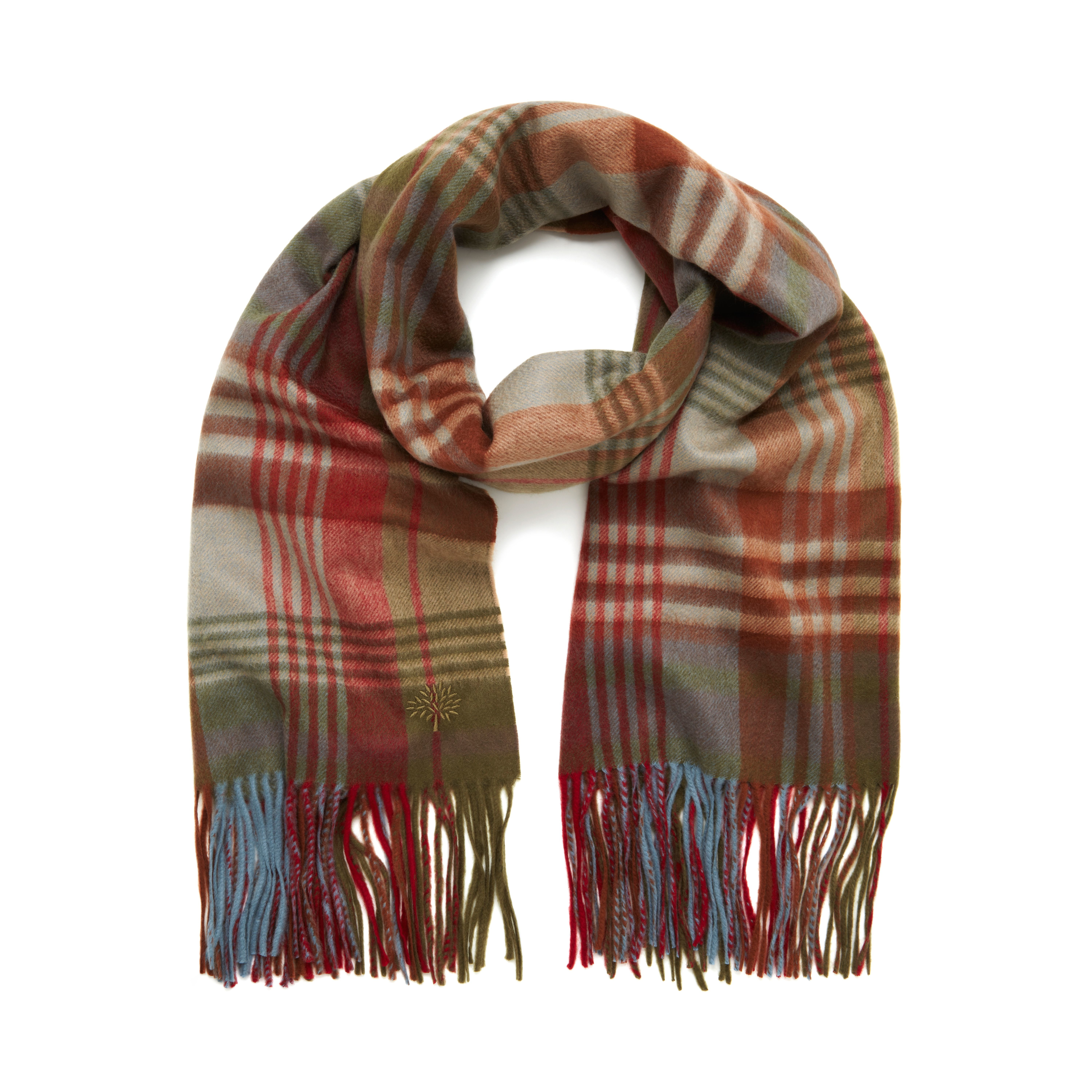 Mulberry Heritage Check Stole | Lyst Australia