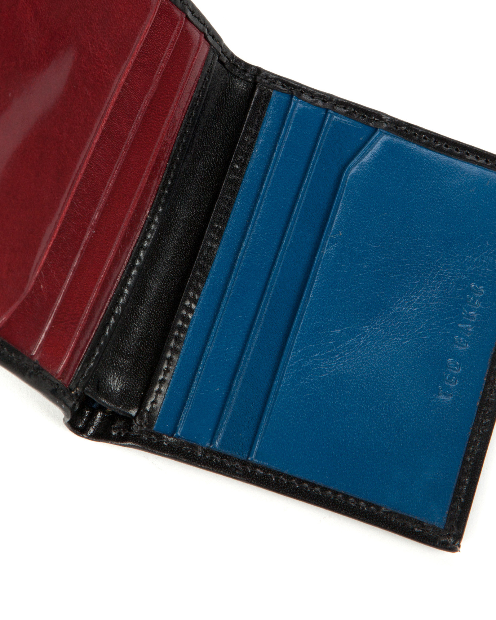 Ted baker Leather Bifold Wallet in Black for Men Lyst