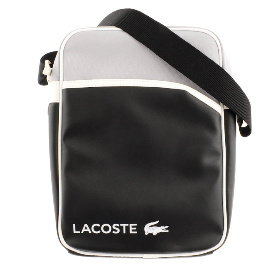Lacoste Vertical Camera Bag in Black for Men Lyst