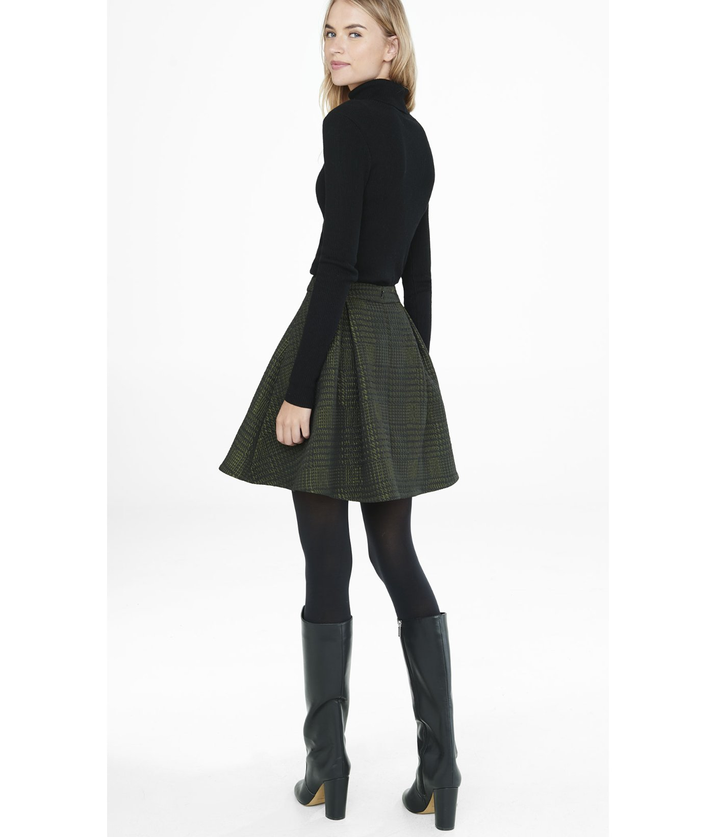 express green mini skirt