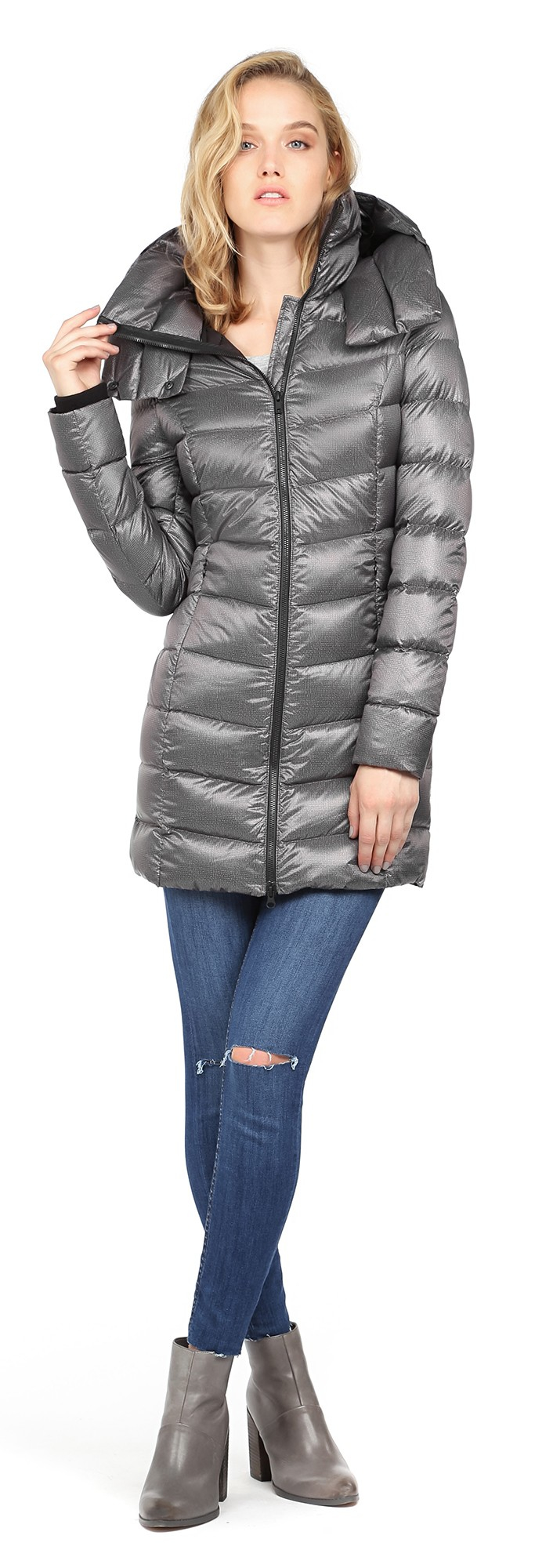 soia and kyo hooded puffer coat