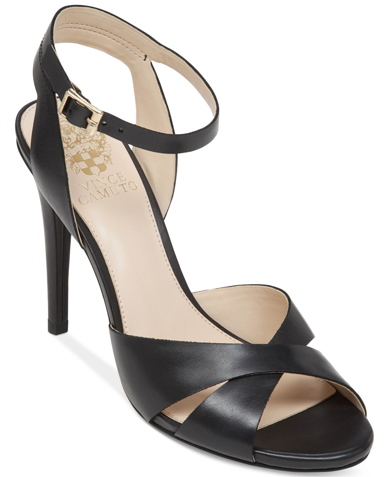 Lyst - Vince Camuto Soliss High Heel Sandals in Black