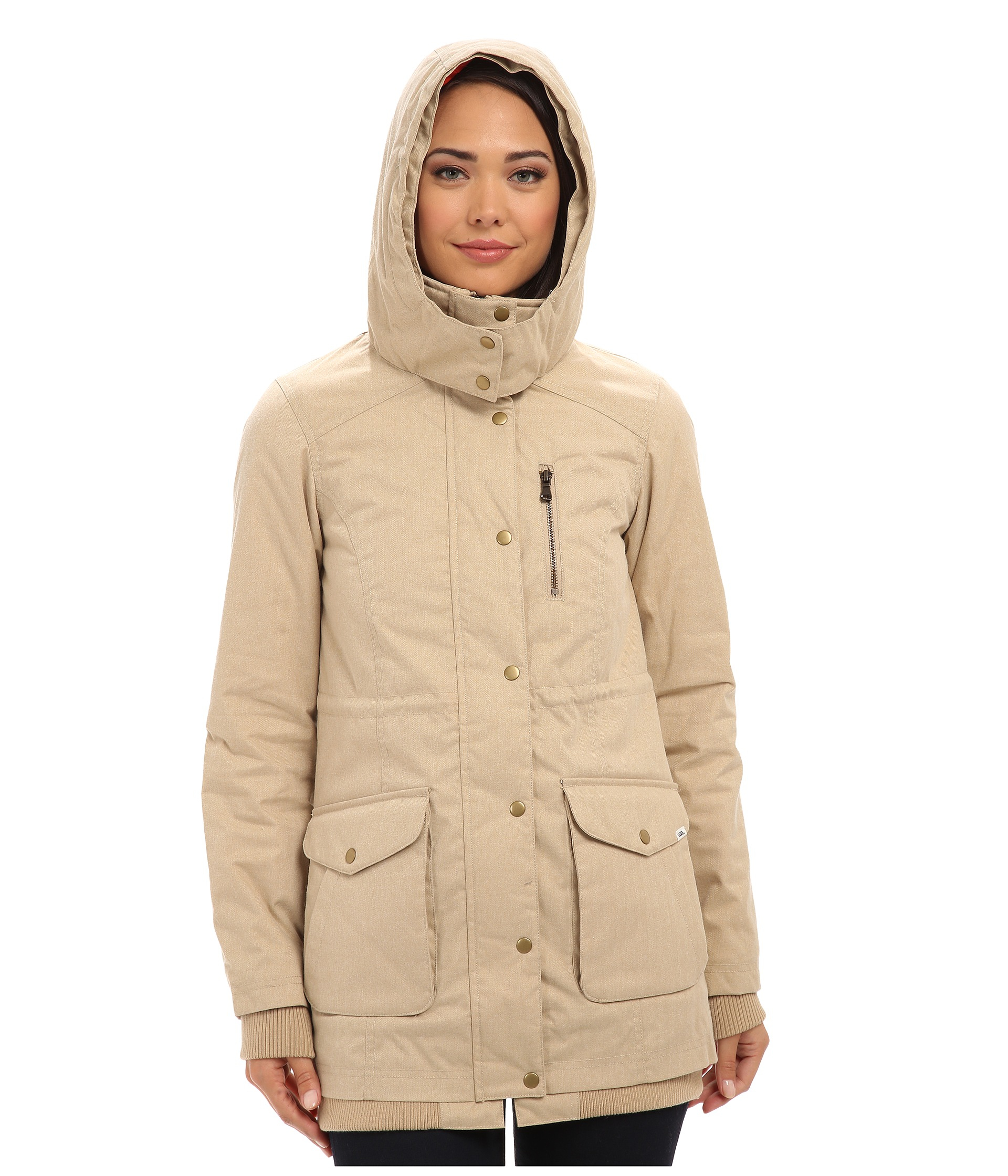 vans parka beige vans parka beige