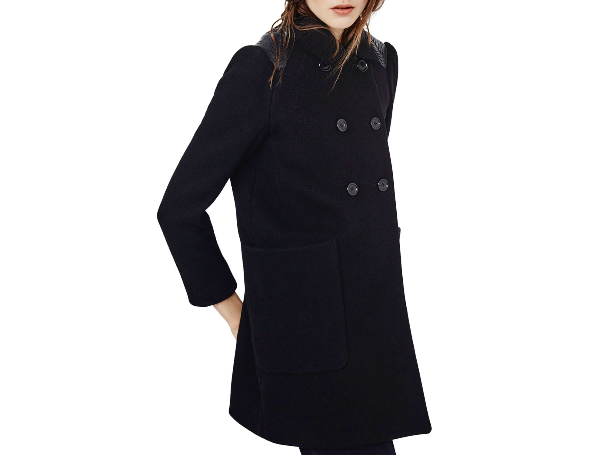 maje navy coat