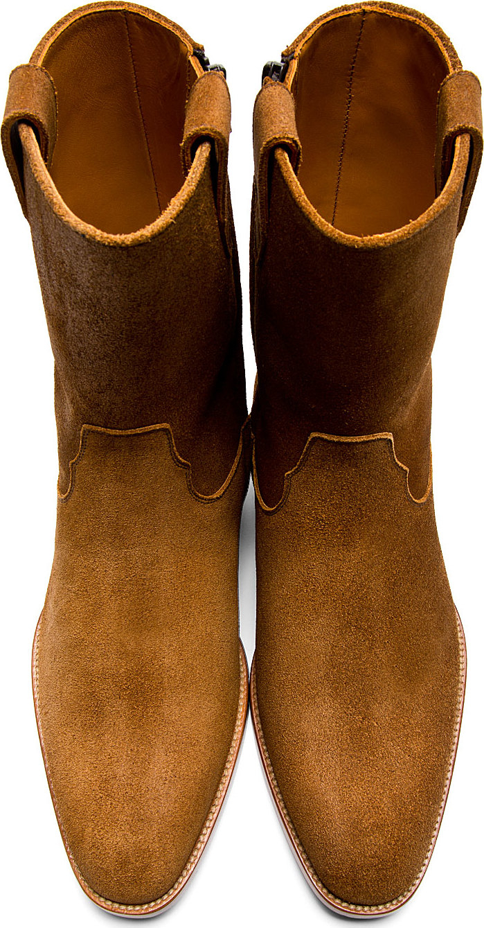 Ysl cowboy 2025 boots mens