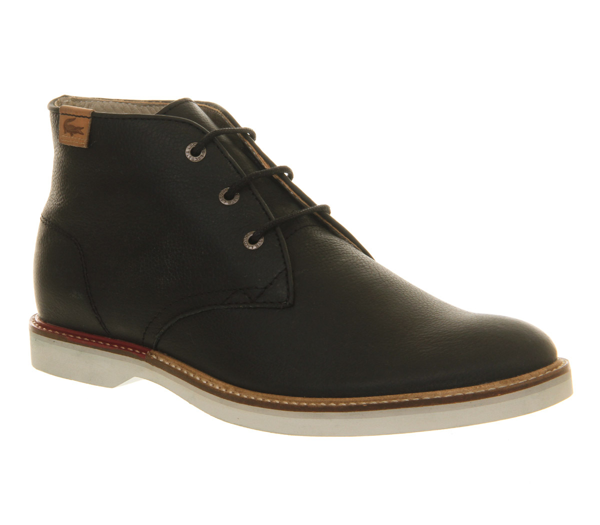 Lacoste Leather Sherbrooke Boot in Black for Men - Lyst