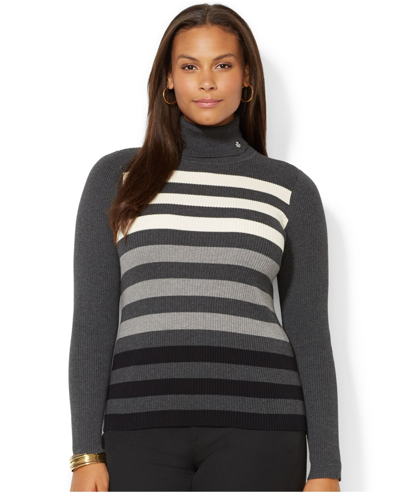 ralph lauren plus size turtleneck sweater