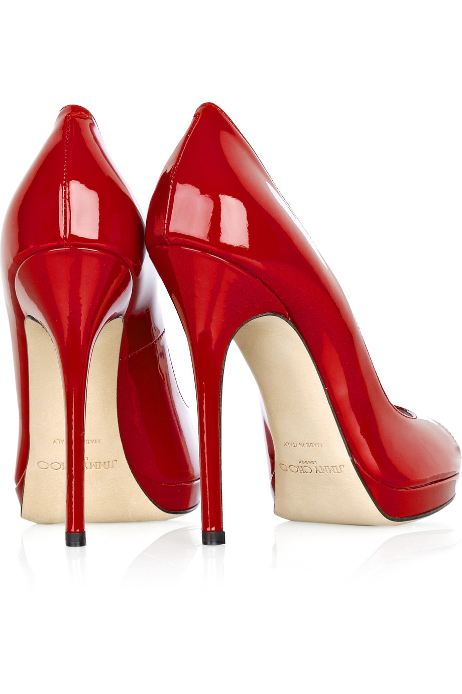 red patent jimmy choo