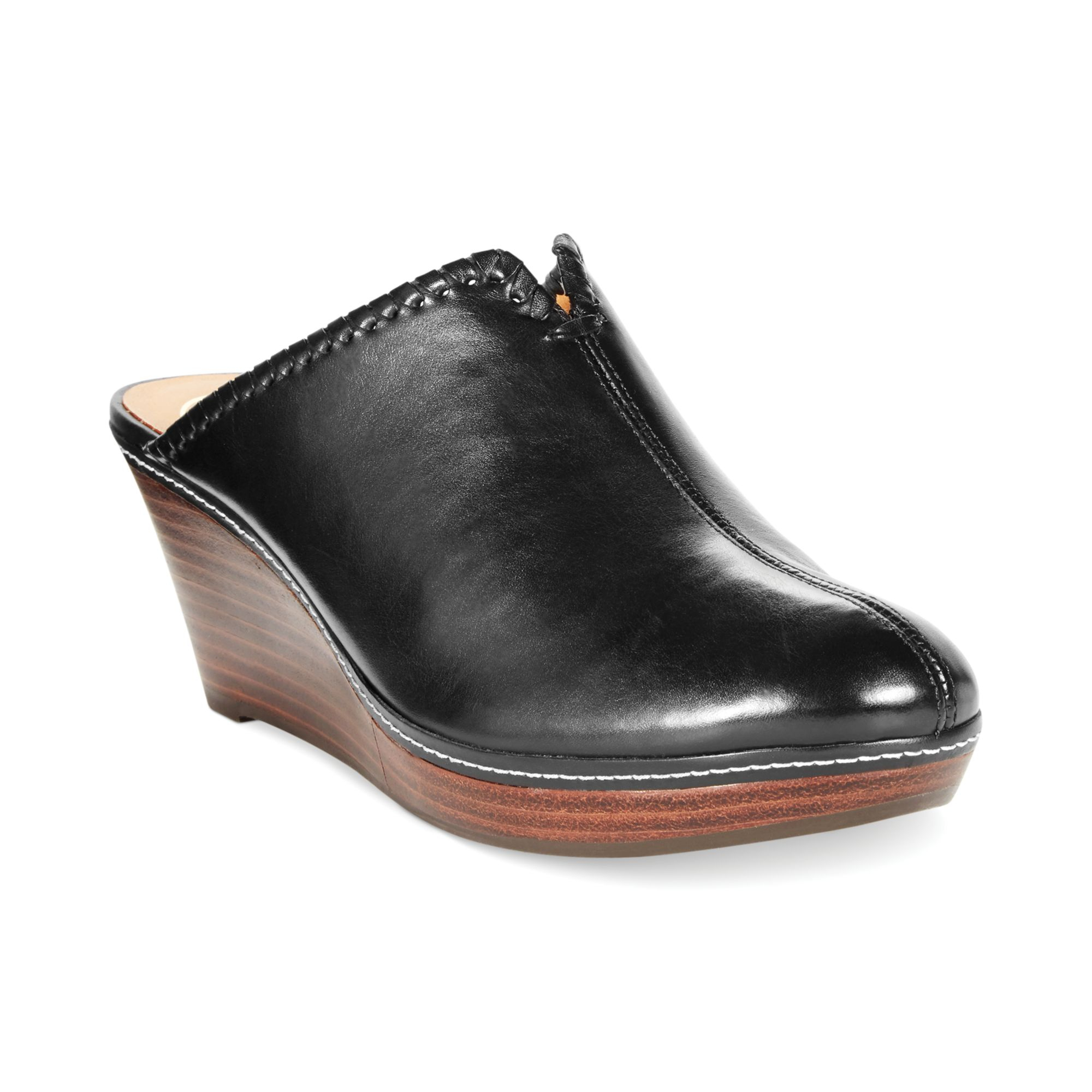 platform wedge clogs