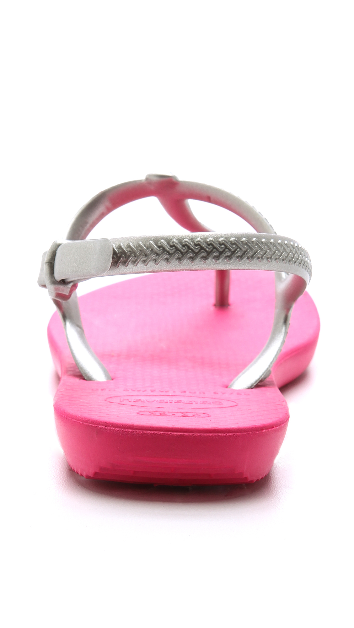 Havaianas Freedom T- Strap Sandals in Metallic | Lyst