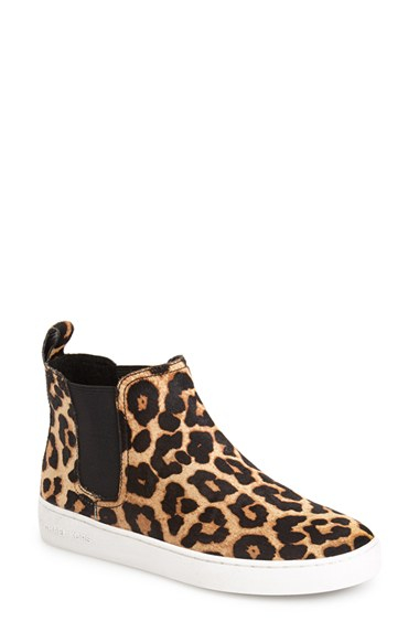 MICHAEL Michael Kors 'keaton' High Top Sneaker Bootie in Natural (Brown ...