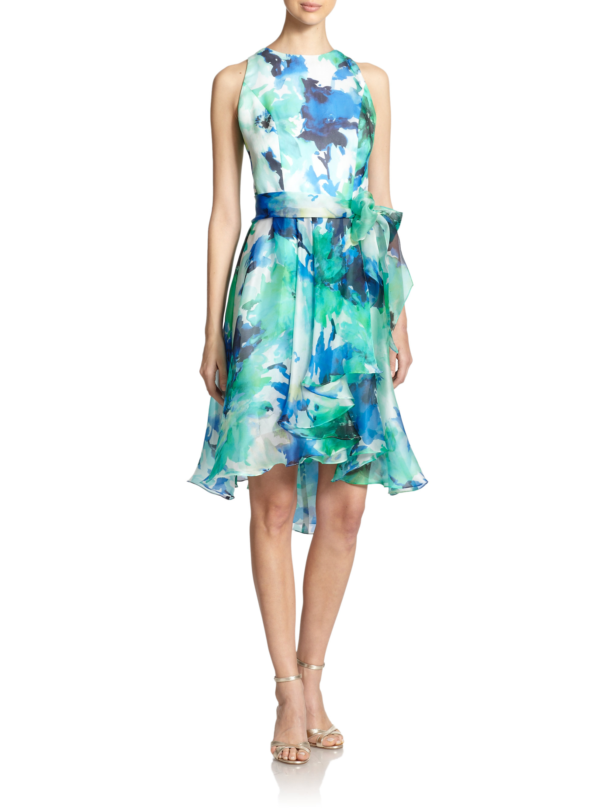 carmen marc valvo cocktail dress