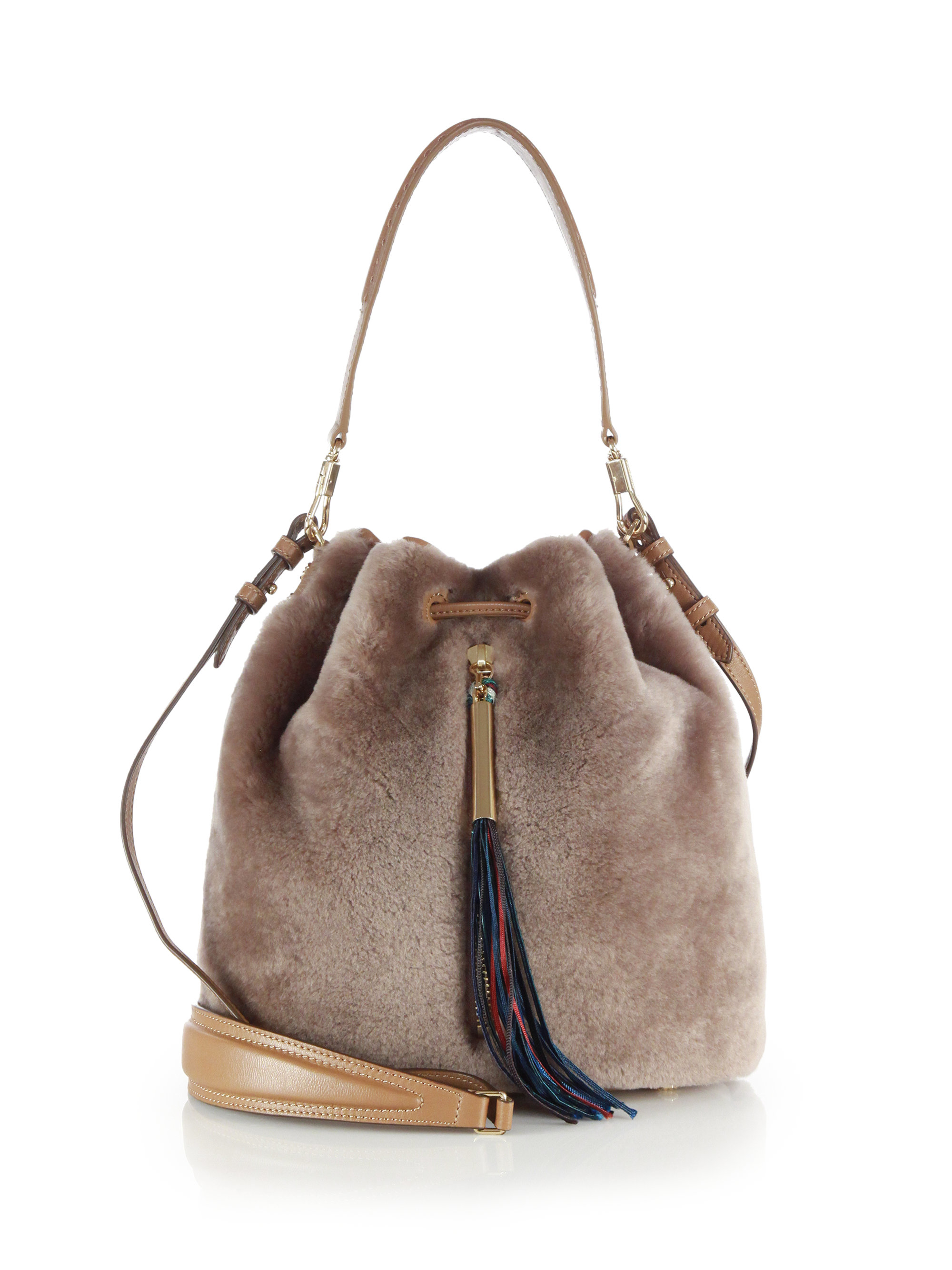 Cynnie Shearling Bucket Bag Cynnie Shearling Bucket Bag
