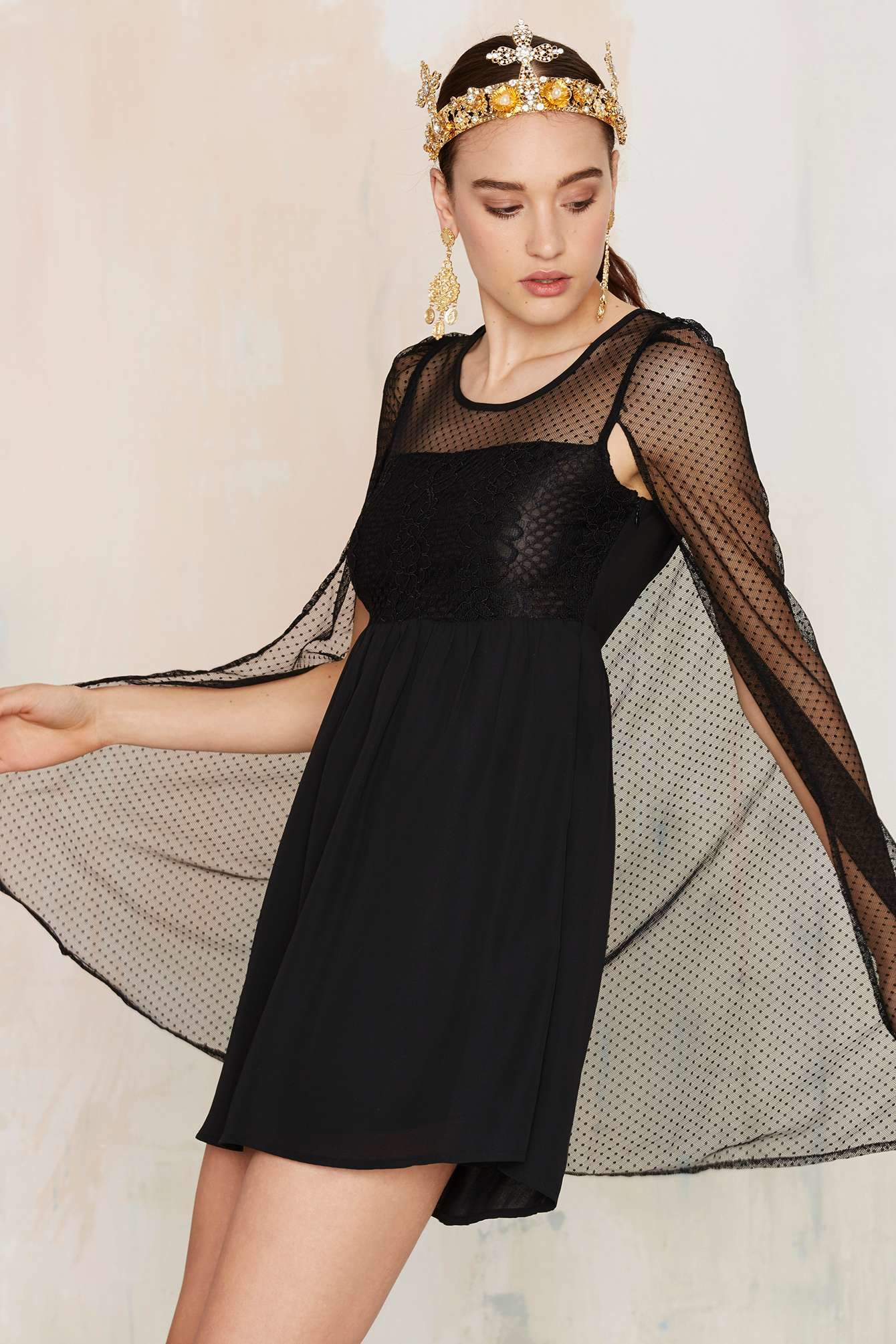 Nasty gal cape dress hotsell