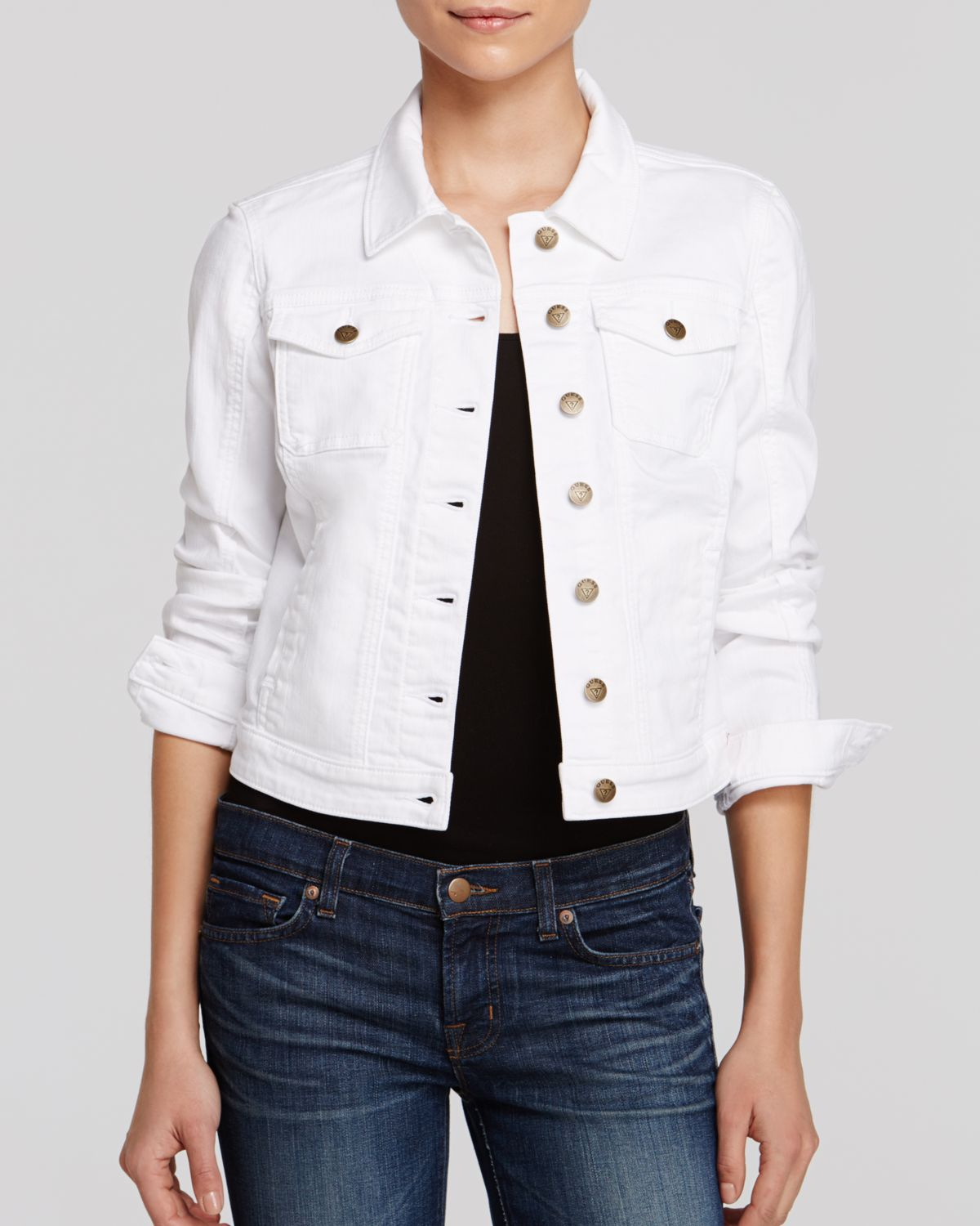 guess cropped jacket