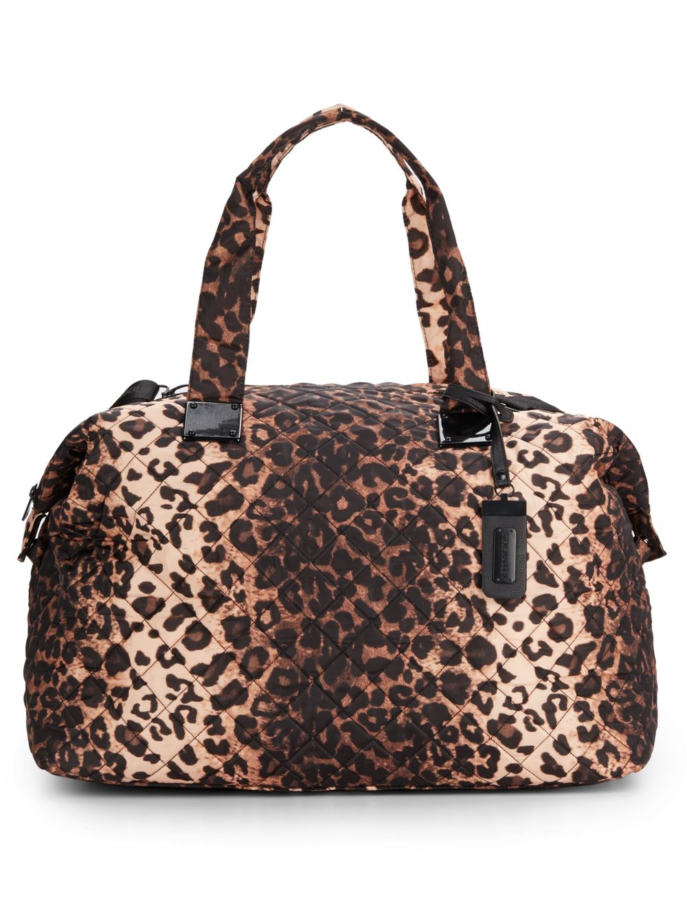 Steve madden Quilted Leopard-print Duffle Bag in Multicolor | Lyst