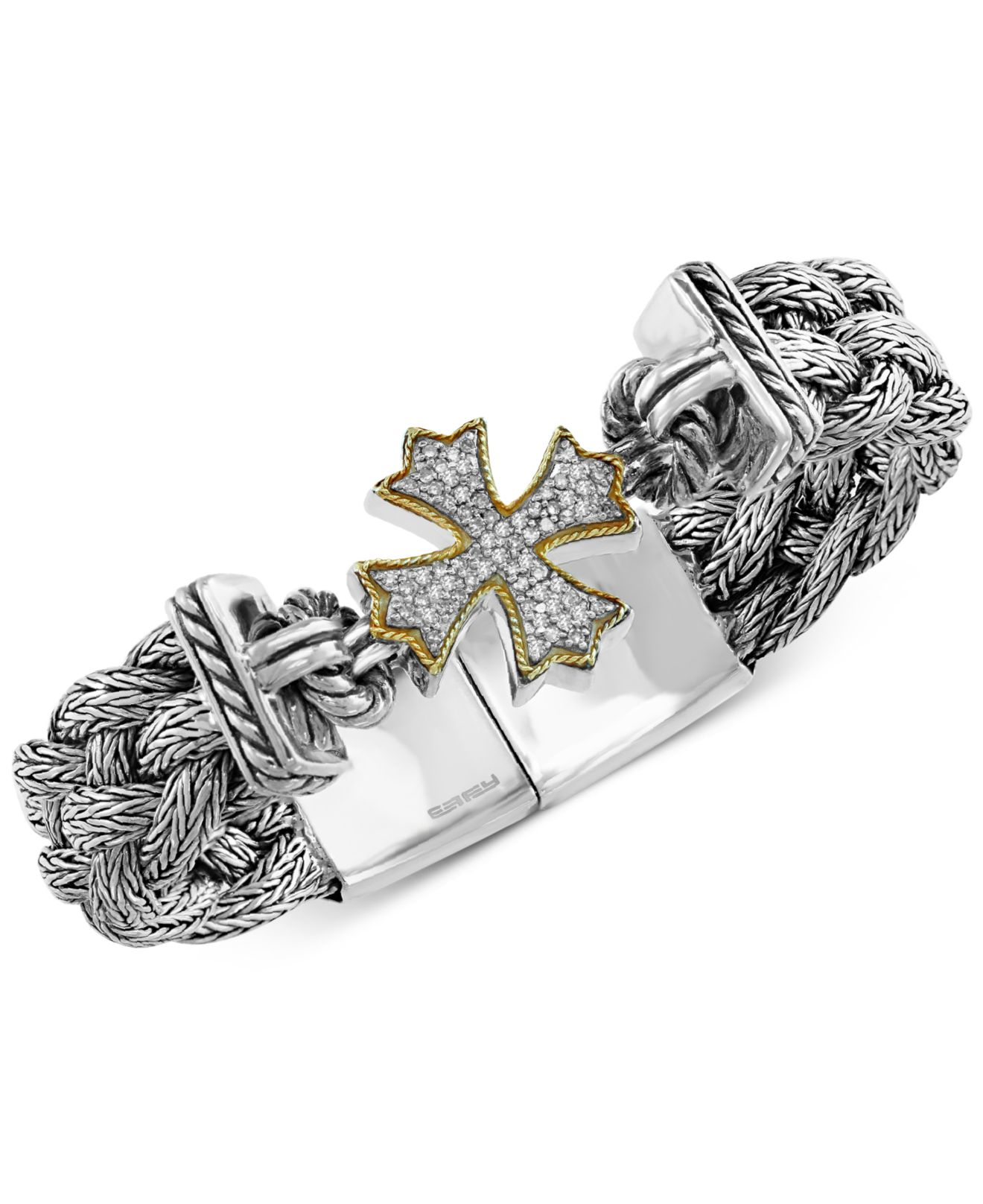 Lyst Effy Collection Balissima By Diamond Woven Cross Gallery