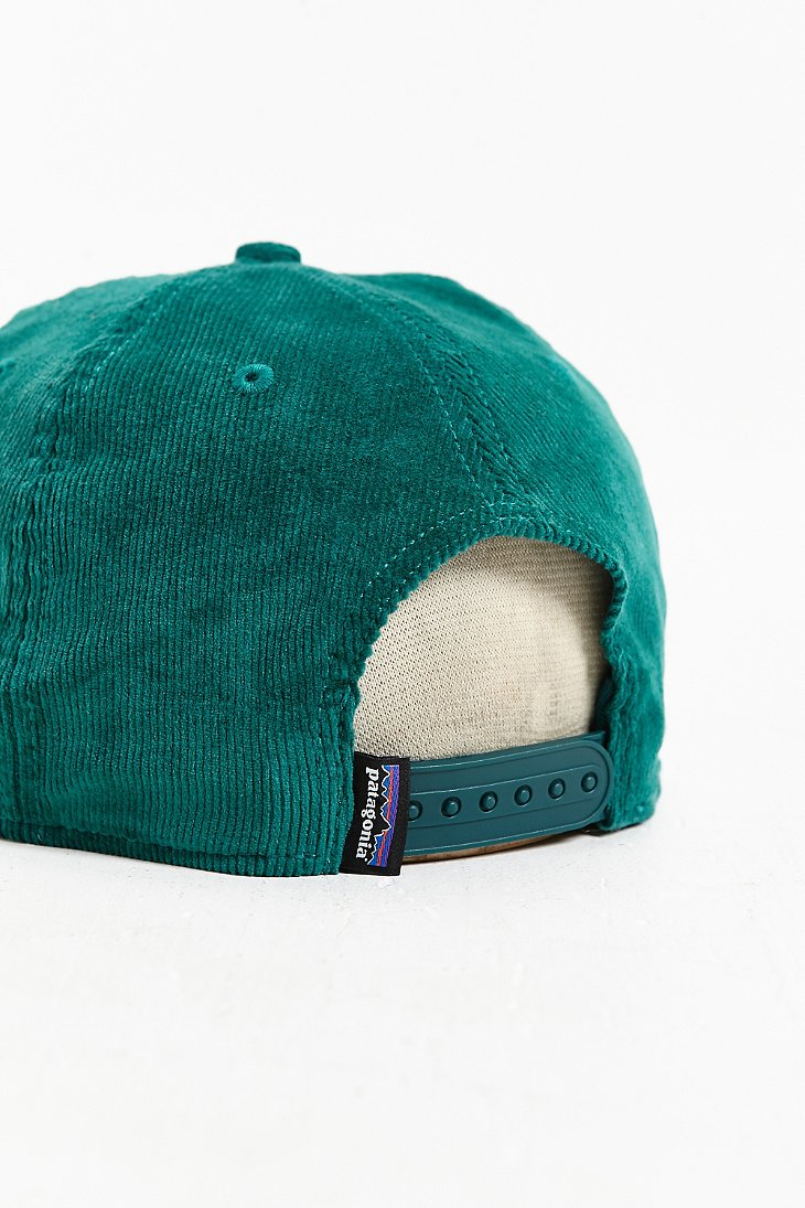 Patagonia Corduroy Strapback Hat in Green | Lyst