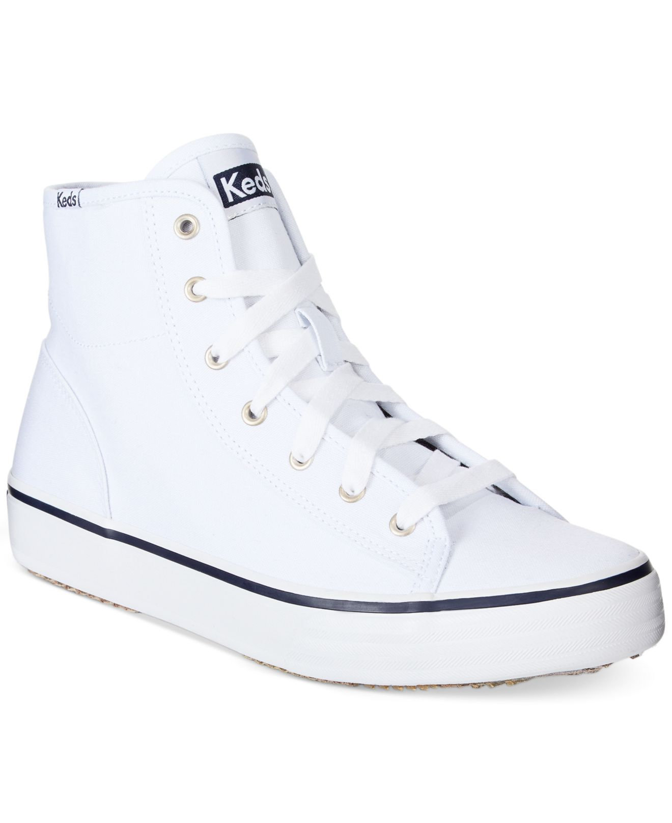 Keds Women'S Double Up High Top Sneakers in White | Lyst