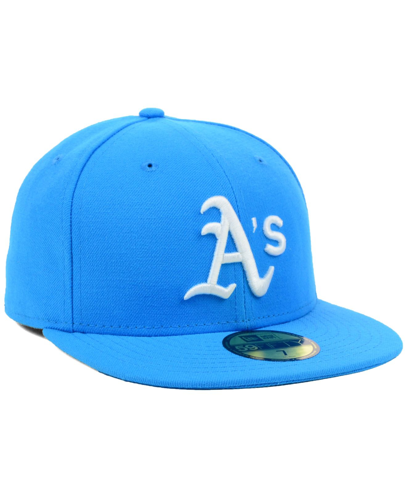 KTZ Oakland Athletics Mlb C-dub 59fifty Cap in Blue for Men | Lyst