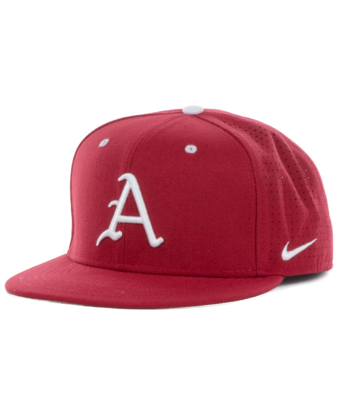 Nike Synthetic Arkansas Razorbacks Authentic Vapor Fitted Cap in ...