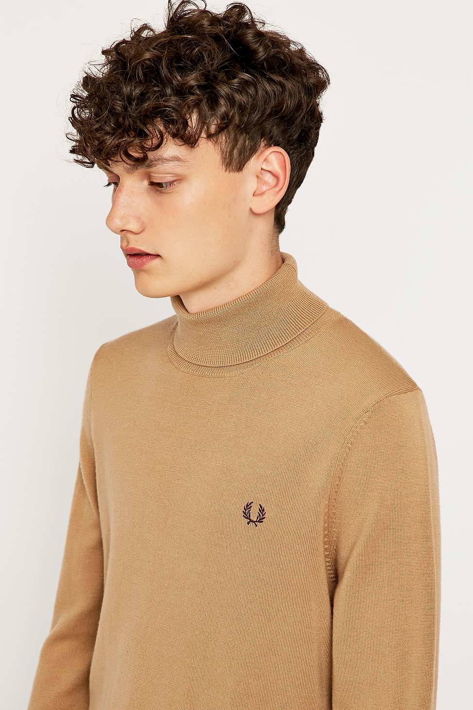 fred perry roll neck jumper