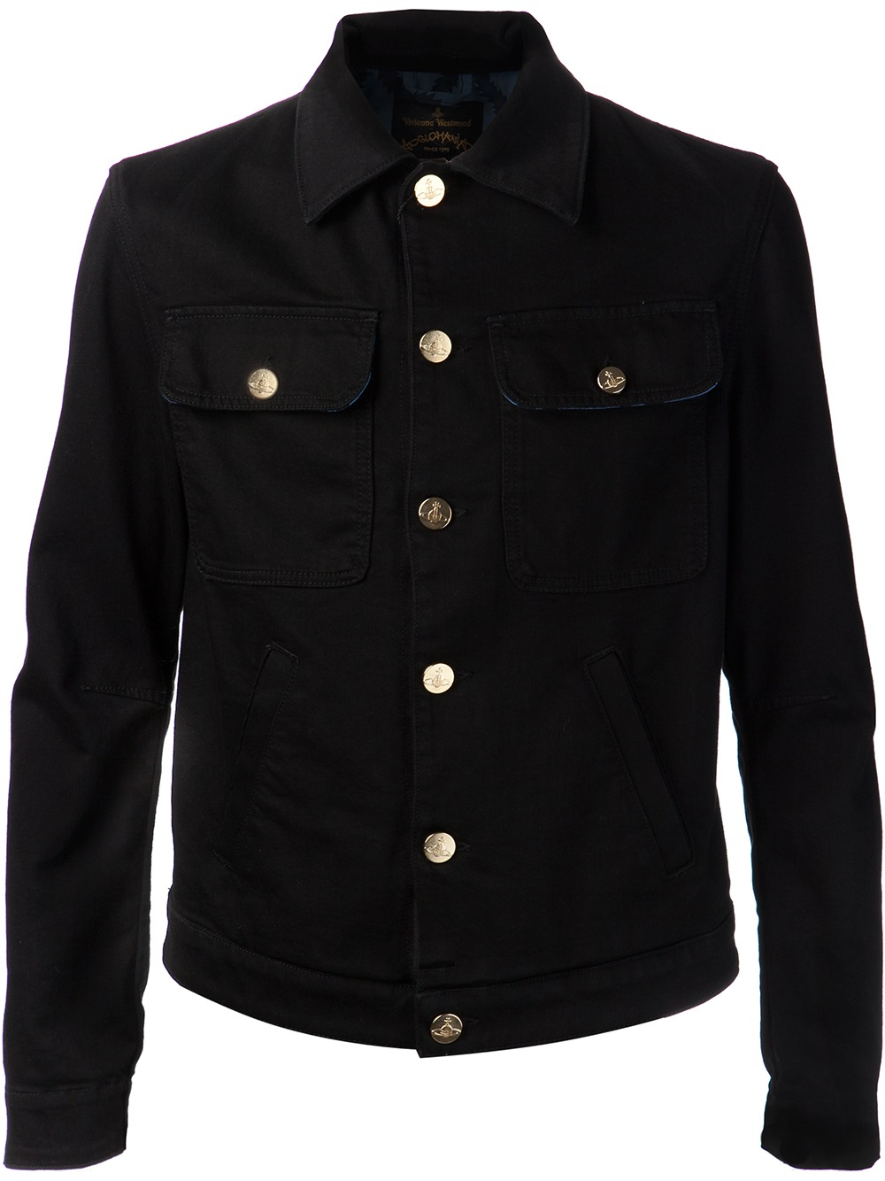 Vivienne Westwood Denim Jacket in Black for Men - Lyst