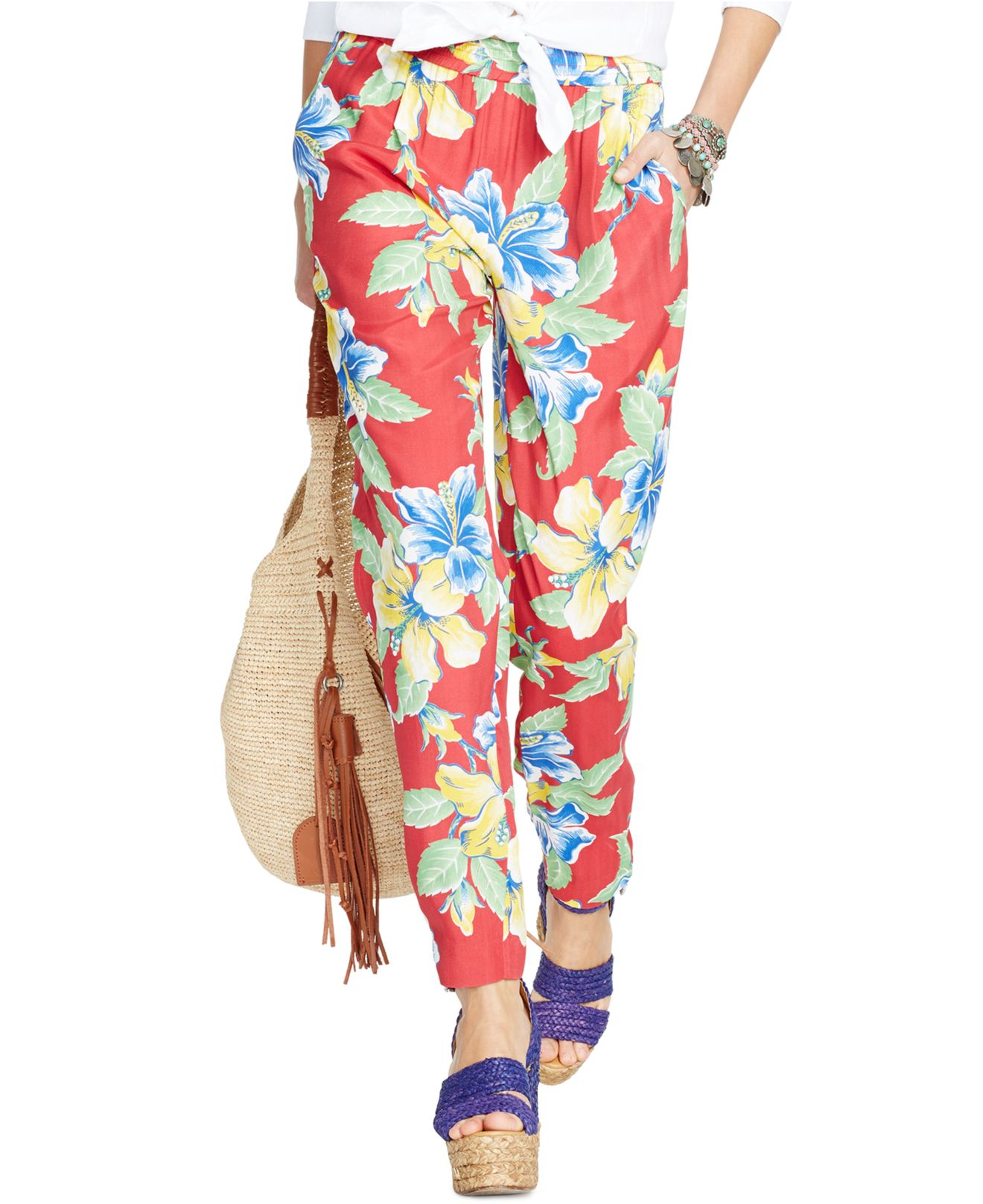 ralph lauren all over print pants