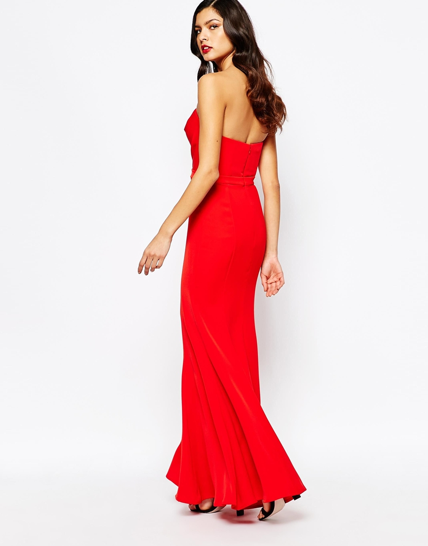 jarlo helena sweetheart plunge maxi dress in lyst jarlo helena sweetheart plunge maxi dress in lyst