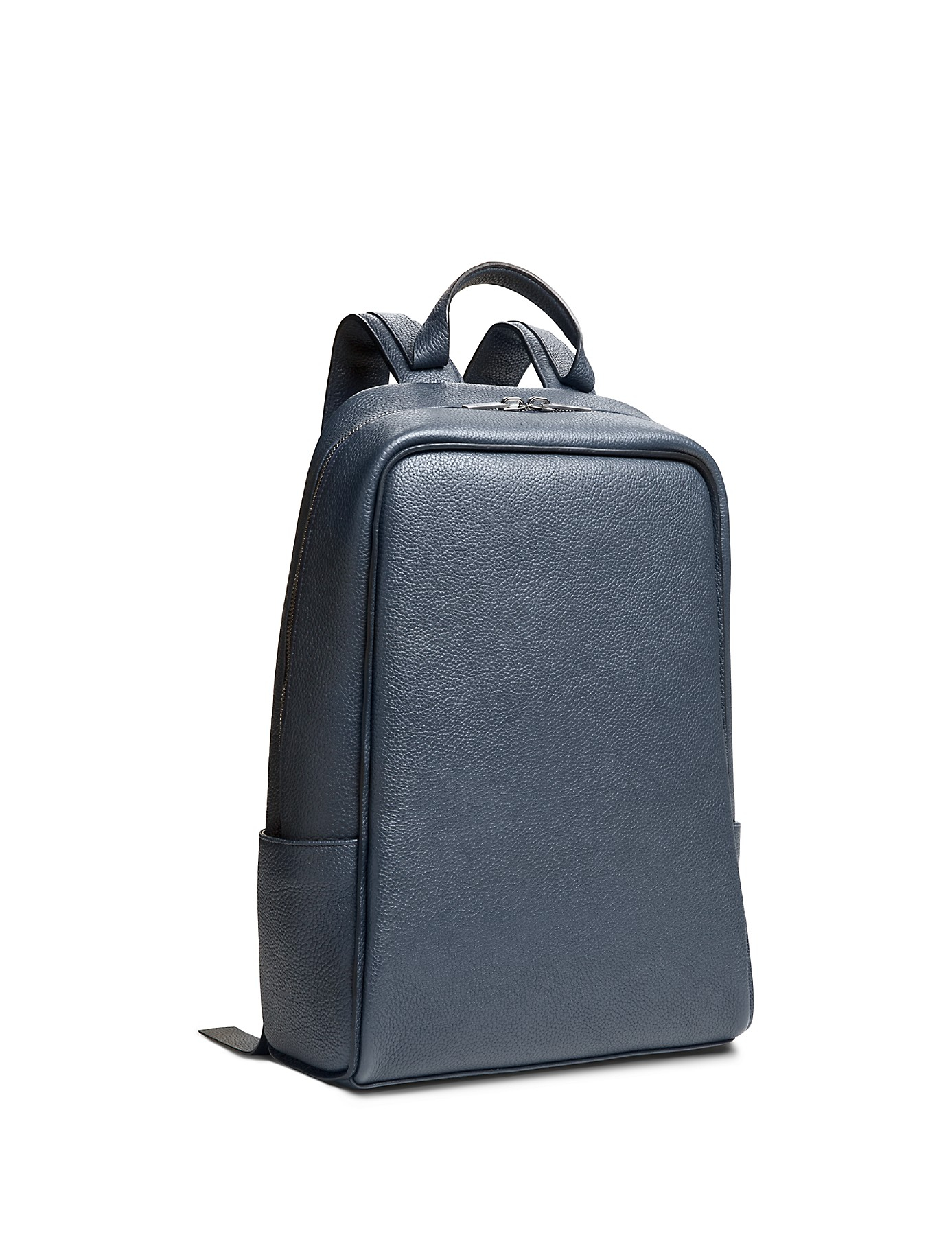 Calvin klein Collection Grain Calf Backpack in Blue for Men Lyst