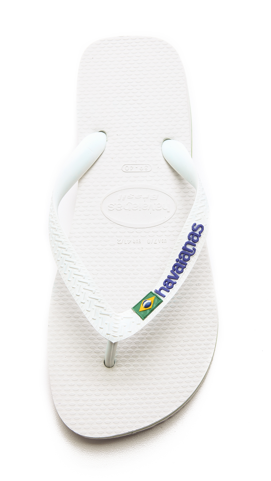Lyst - Havaianas Brasil Flip Flops in White for Men