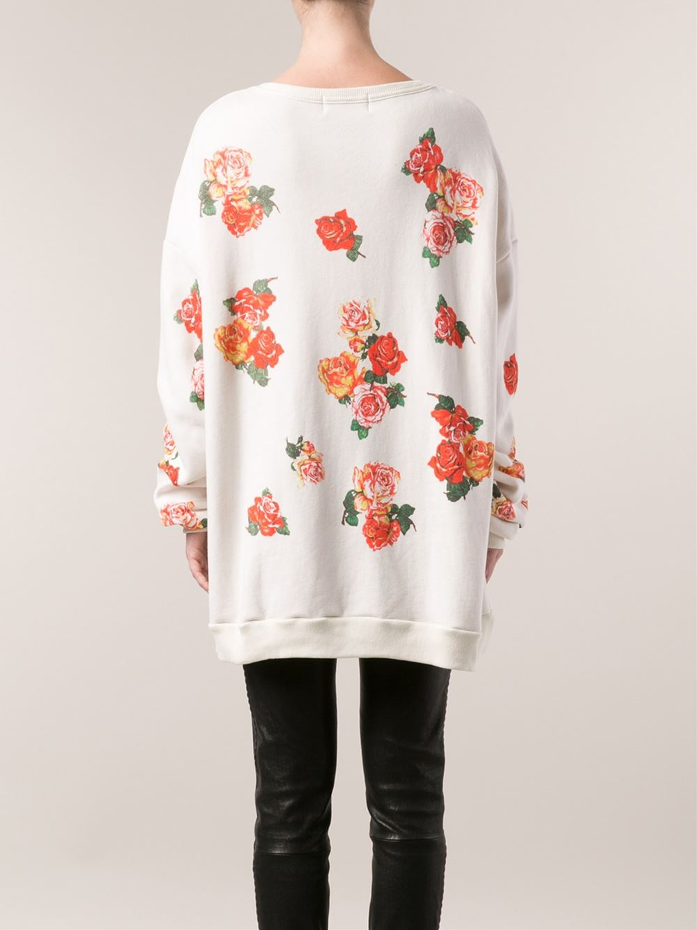 wildfox floral sweatshirt
