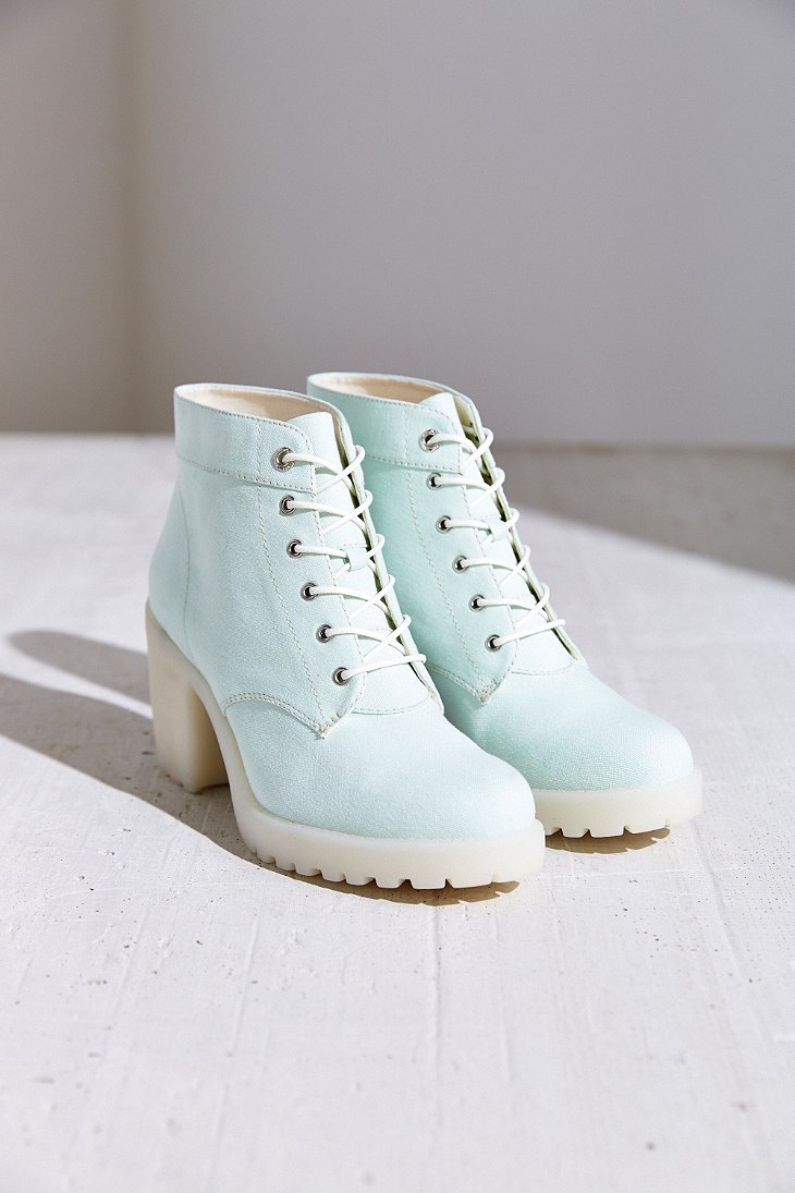 Vagabond Lace-up Boot in (Green) - Lyst