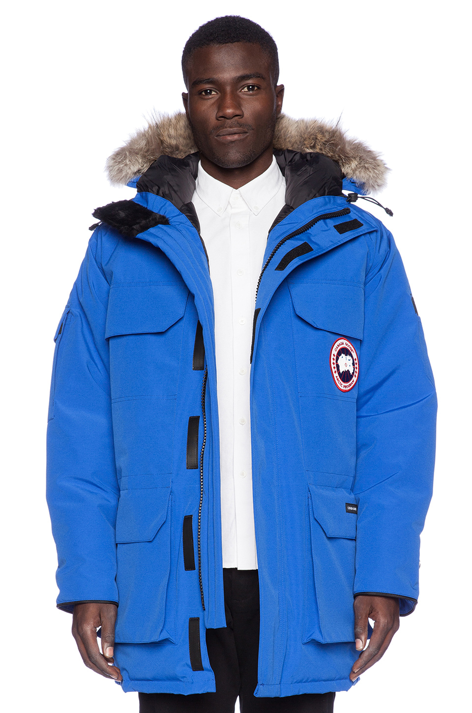 cheap canada goose expedition parka for men in dark blue