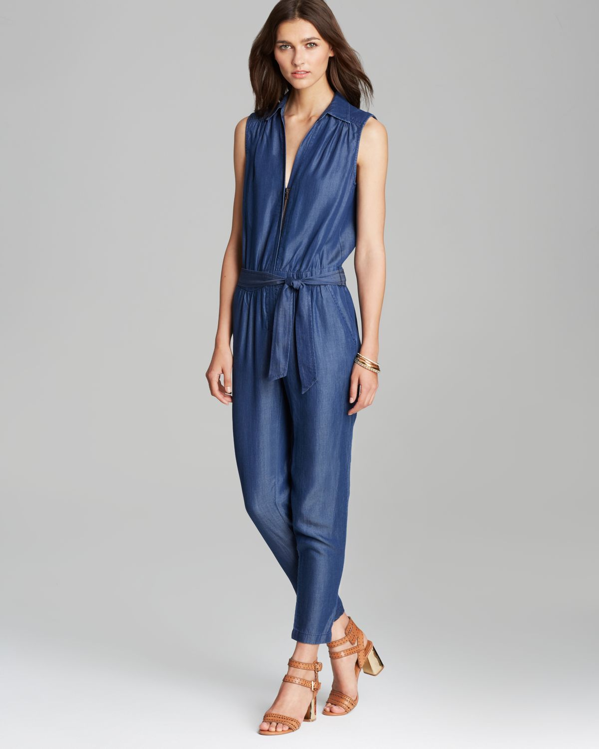 chambray jumpsuit