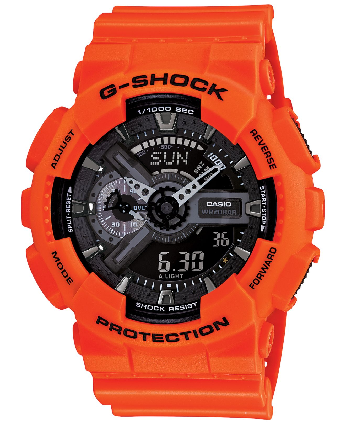 casio g shock orange strap
