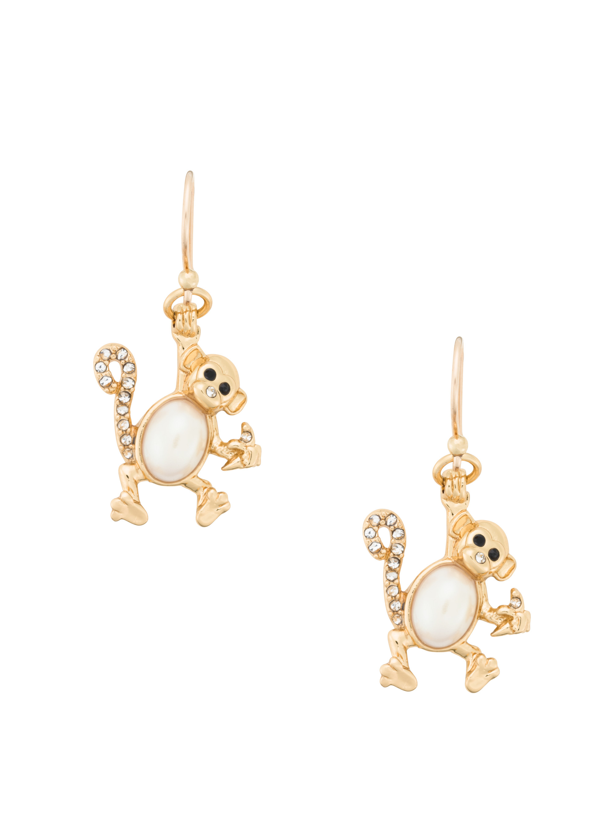 kate spade monkey earrings
