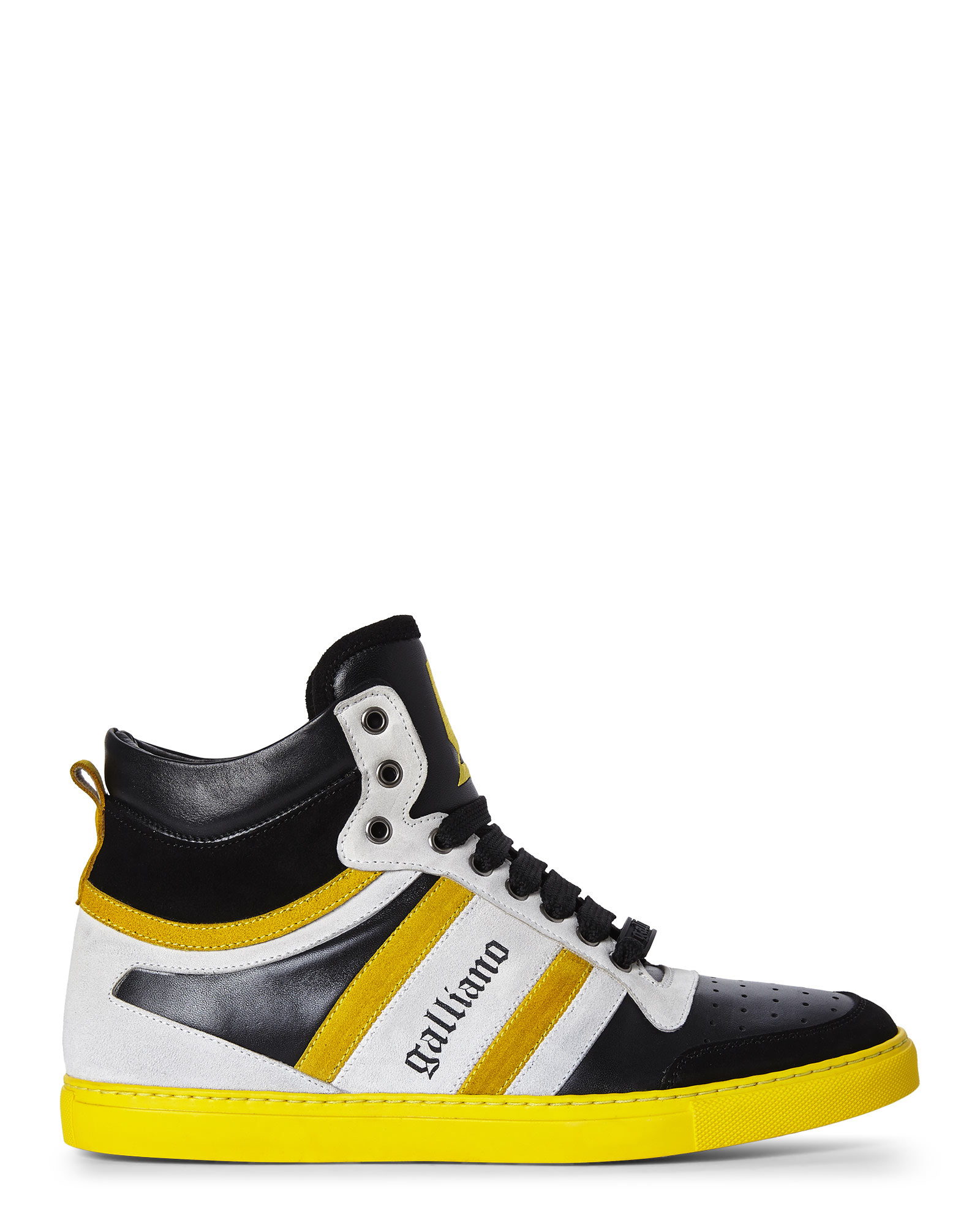 john galliano high top sneakers