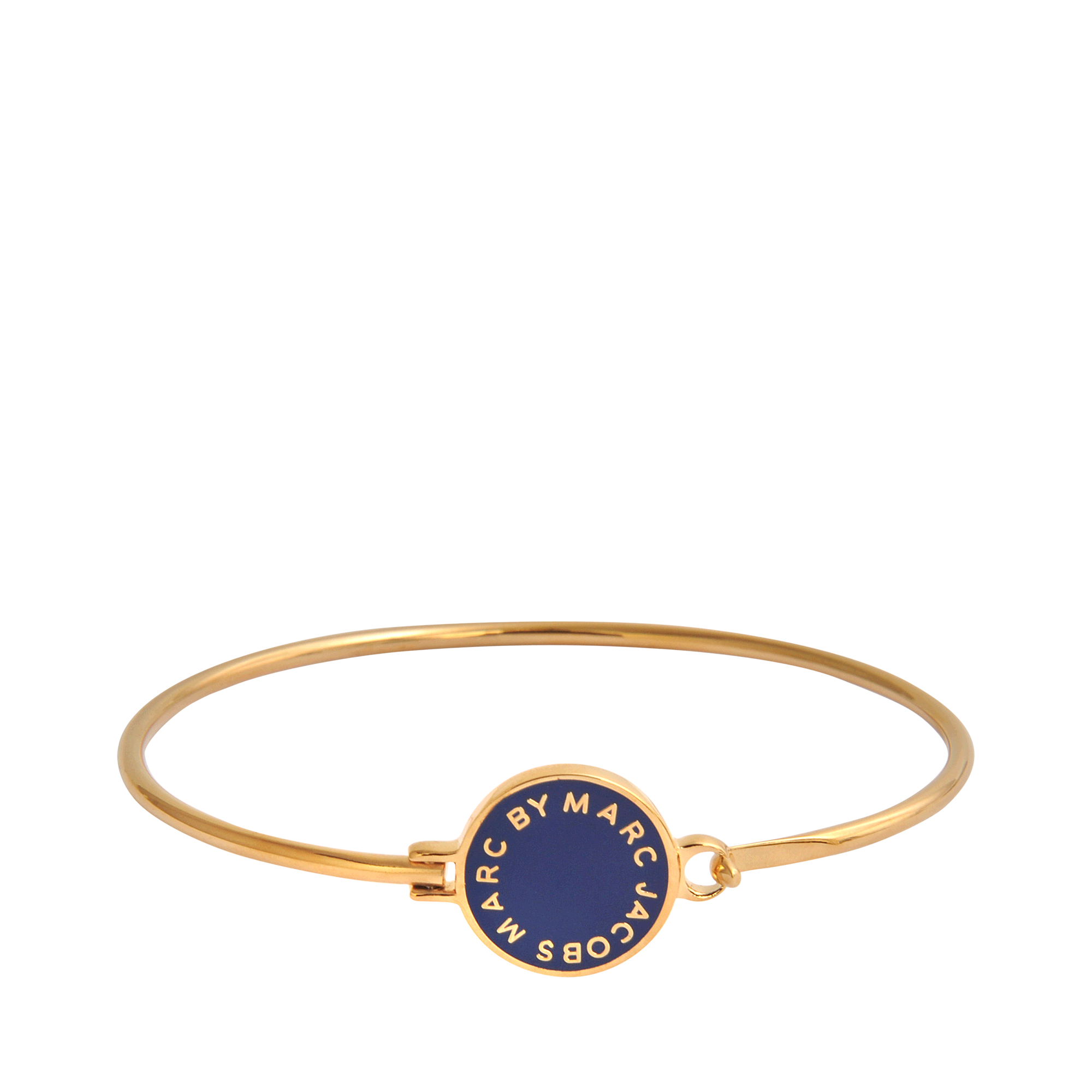 Marc By Marc Jacobs Logo Disc-o Skinny Bracelet in Metallic - Lyst