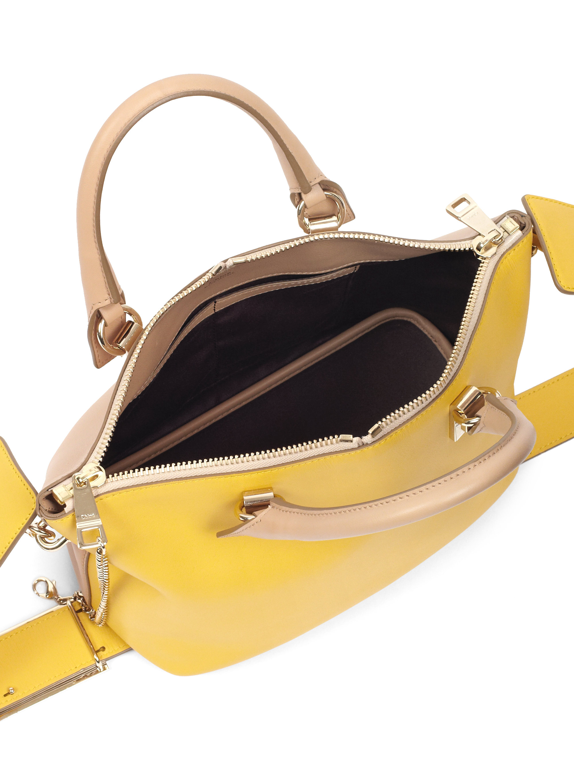 chloe it bag - Chlo¨¦ Baylee Mini Bicolor Shoulder Bag in Beige (DESERT-SUNRAY) | Lyst chloe it bag - Chlo¨¦ Baylee Mini Bicolor Shoulder Bag in Beige (DESERT-SUNRAY) | Lyst