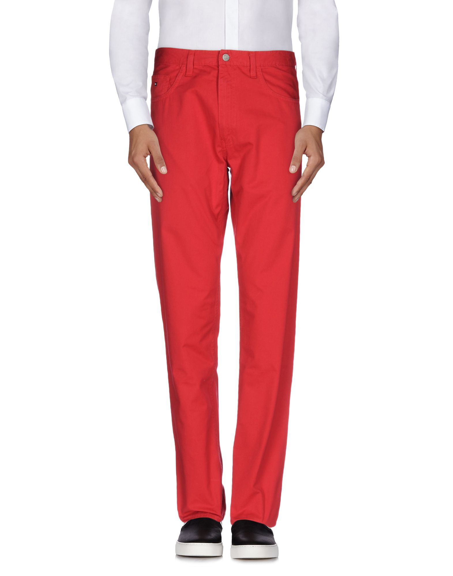 Tommy hilfiger Casual Pants in Red for Men | Lyst
