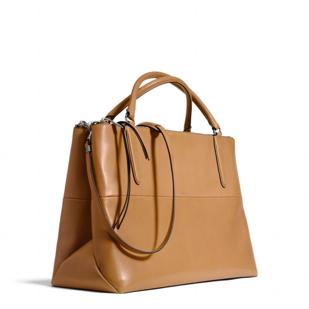 Lyst Coach Large Borough Bag In Retro Glove Tan Leather in Brown