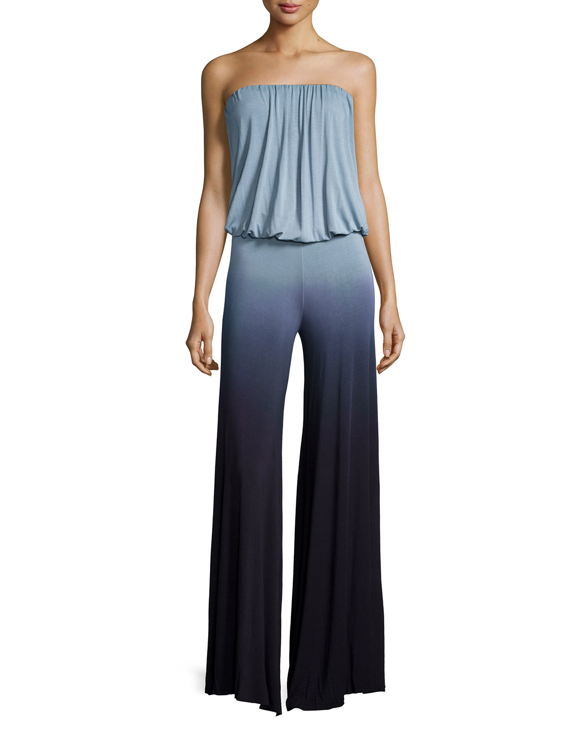 Young Fabulous & Broke Sydney Ombre Strapless Jumpsuit in Gray ...