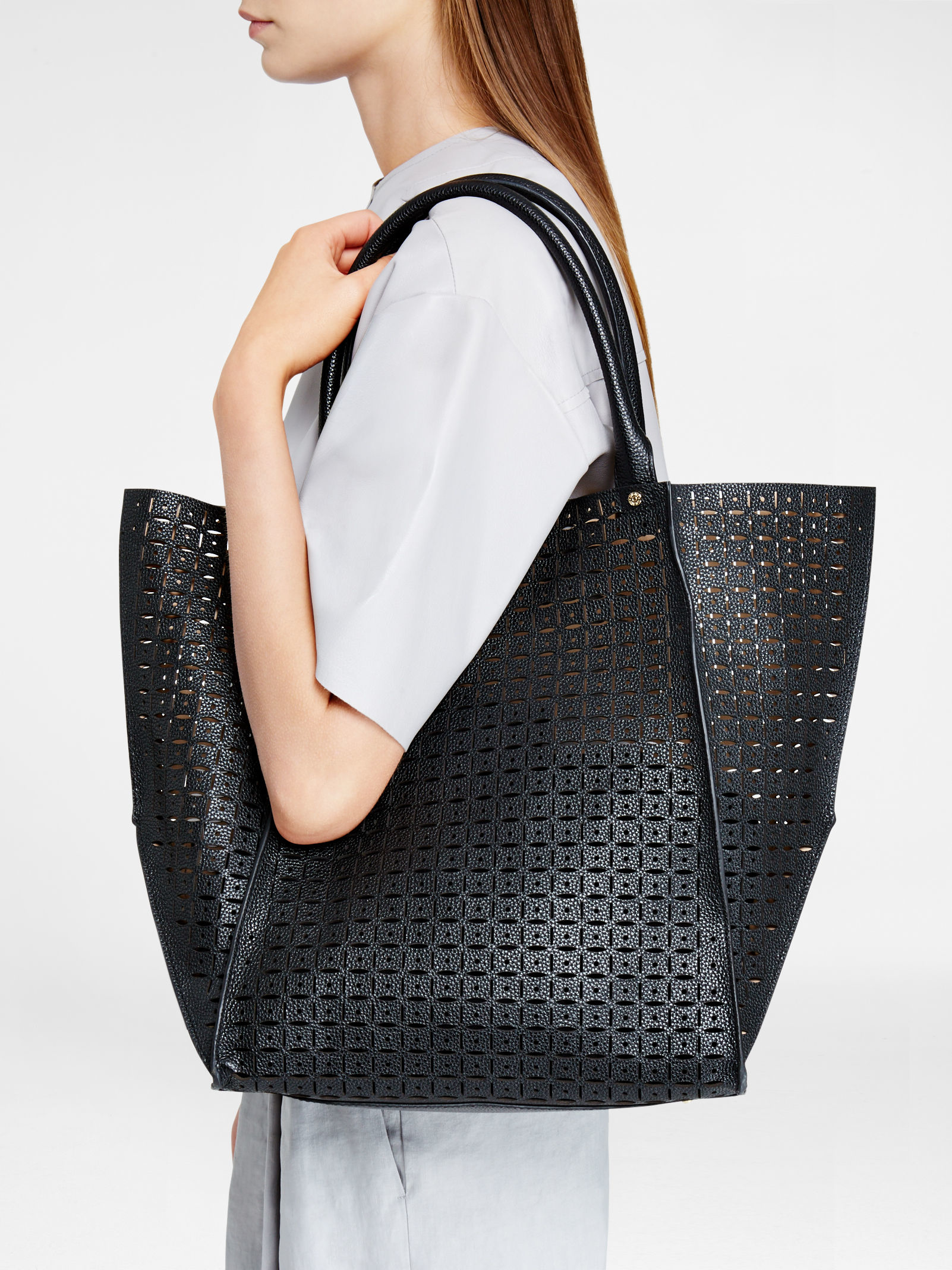 perforated tote bag