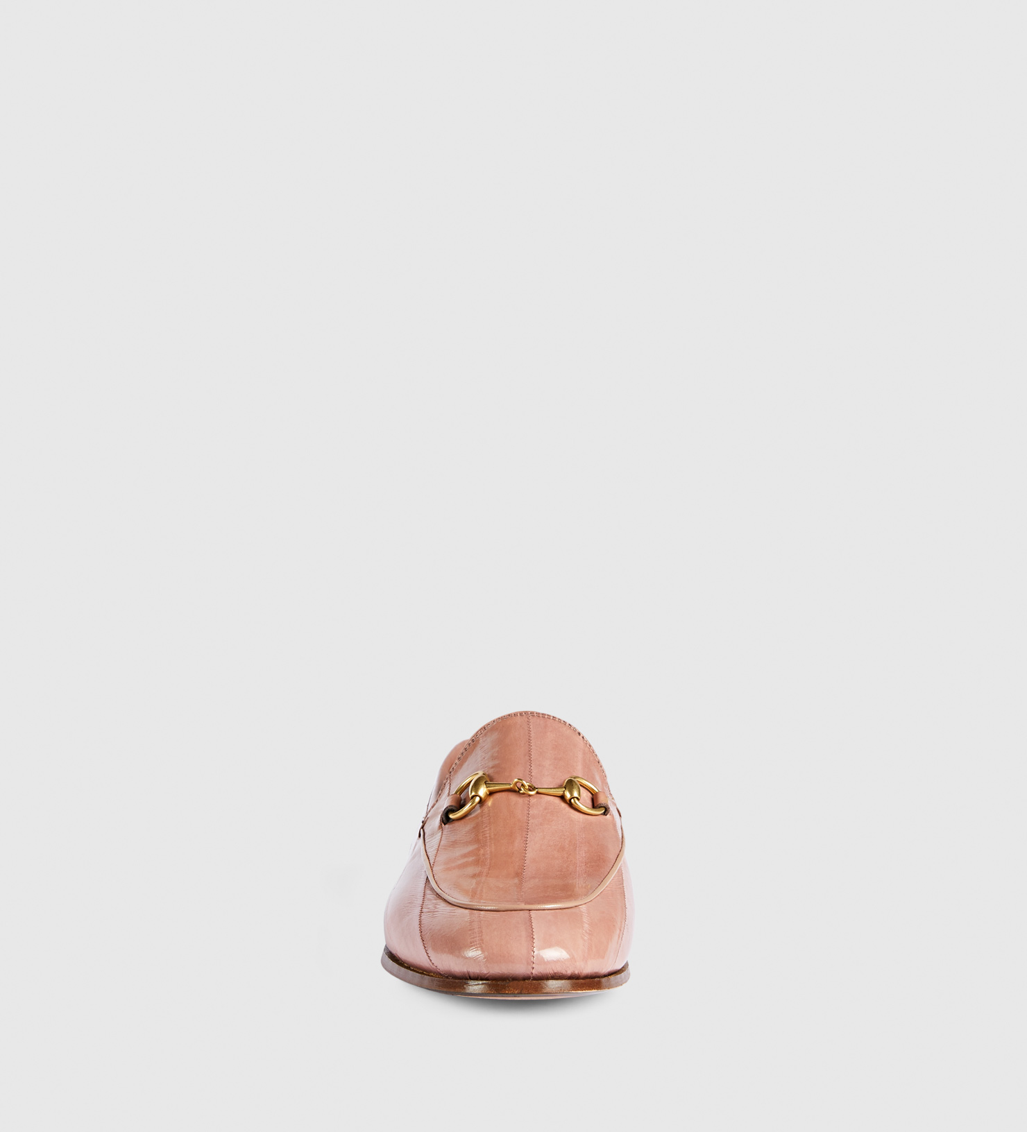 Gucci Leather Jordaan Eel Loafer in Pink | Lyst