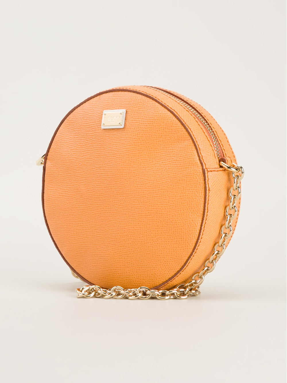 Dolce & Gabbana Round Cross Body Bag in Yellow & Orange (Orange) - Lyst