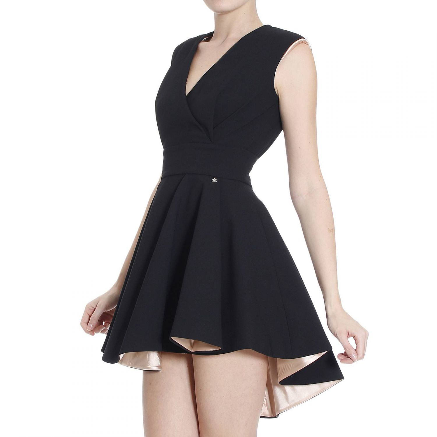 elisabetta franchi dress black
