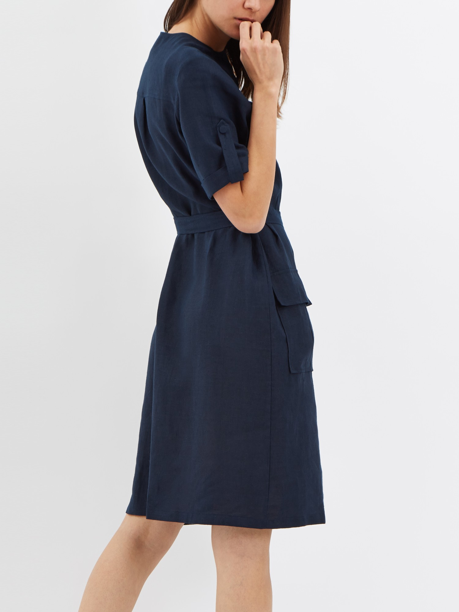 jaeger linen dress
